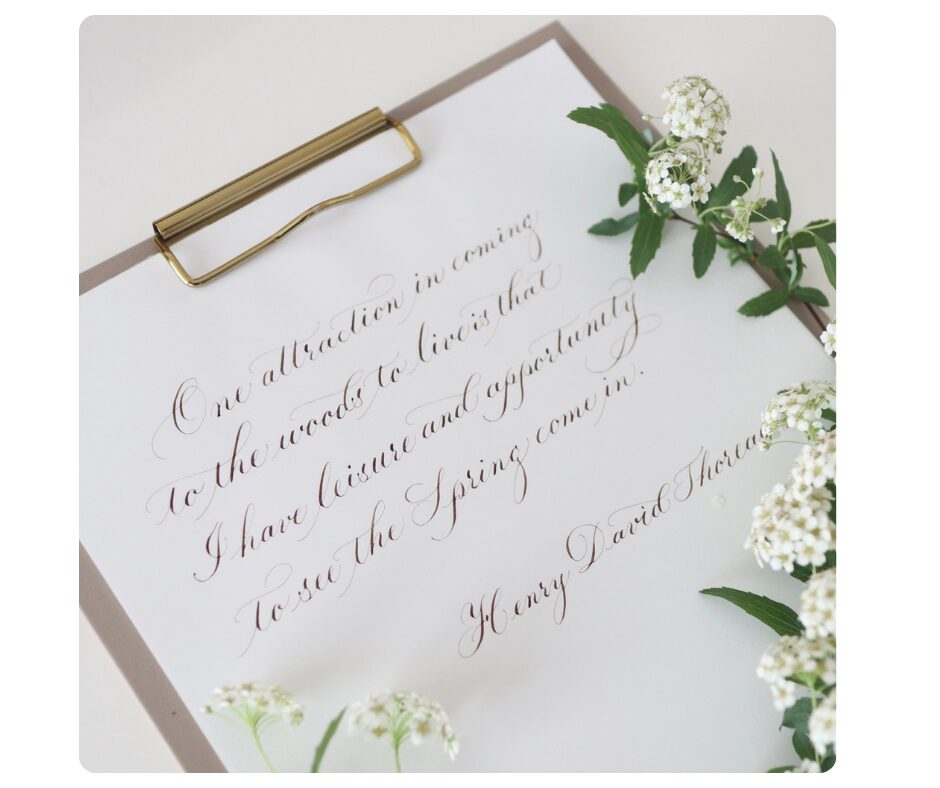 calligraphy